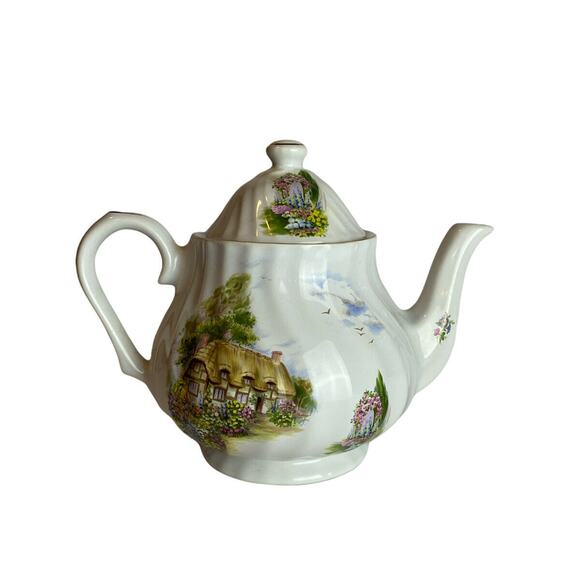 Vintage Royal Caldone Teapot Ceracraft LTD England - Picture 3 of 7